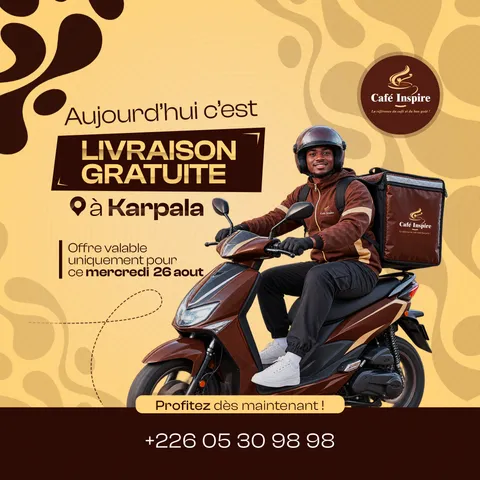 Offre promotionnelle — Livraison gratuite du mercredi